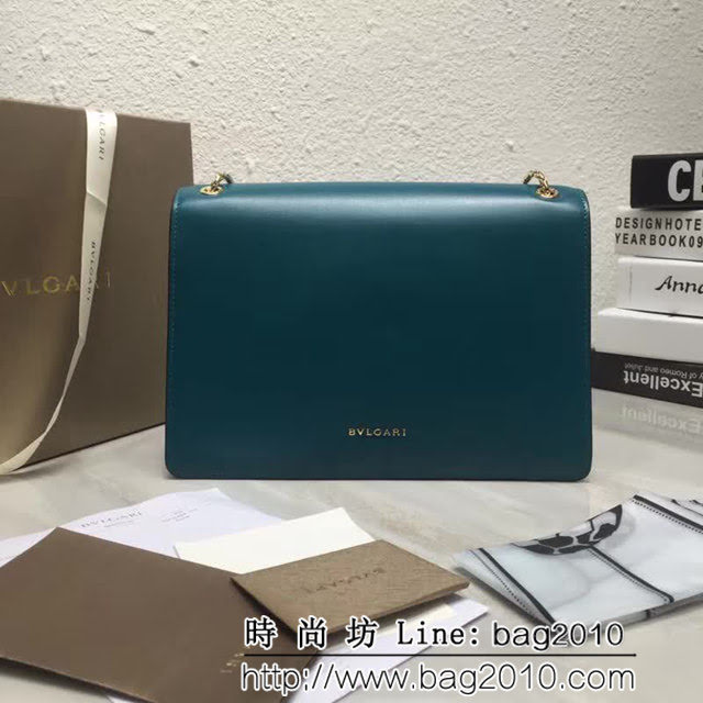 BVLGARI寶格麗 專櫃新品 Serpenti Forever系列 雙層蛇頭包 鏈條單肩斜挎包 B285887 FYD1073